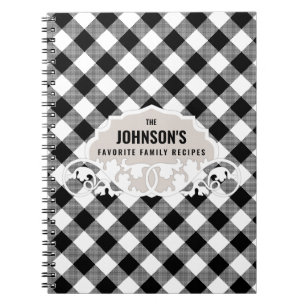 Rustic Kitchen Family Rezept Kochbuch Notizblock