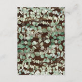 Rustic Koala Bear Baby Showbook for Baby Card Begleitkarte (Rückseite)