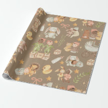 Rustic Kraft All Ethnicity Baby Große Muster