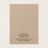 Rustic Kraft Artisan Necklace Juwelier Display Car (Rückseite)