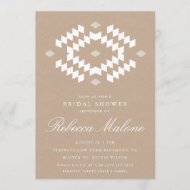 Rustic Kraft Boho Brautparty Einladung