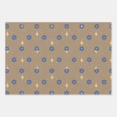 Rustic Kraft Bright Shining Star von David Hannuka Geschenkpapier Set (Vorderseite 3)