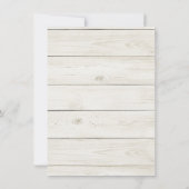 Rustic Kraft Camper Geburtstag Camping Party Einladung (Rückseite)