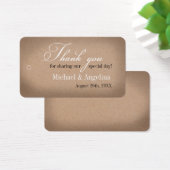 Rustic Kraft Design 100/pk DIY Gastgeschenk Hochze (Schreibtisch)