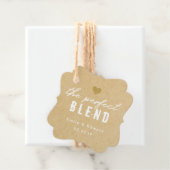 Rustic Kraft Die perfekte Gastgeschenk Hochzeit Ta Geschenkanhänger (Beispiel)