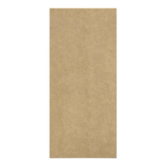 Rustic Kraft Floral Wreath Wedding Menu Werbekarte (Hinten)