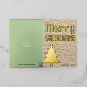 Rustic Kraft Look Folded Non-Photo Green Gold (Äußere Ablage)