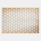 Rustic Kraft Paper Frohe Weihnachtsfeiertage Geschenkpapier Set (Vorderseite 2)