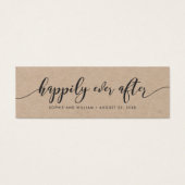 Rustic Kraft Relax Script glücklich immer nach (Vorderseite)