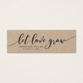 Rustic Kraft Relax Script Wedding Gelassen Liebe w (Vorderseite)