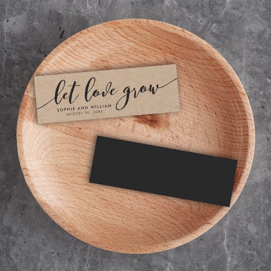 Rustic Kraft Relax Script Wedding Gelassen Liebe w