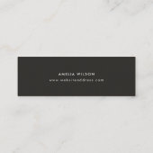 Rustic Kraft Relax Skript aus Liebe Mini Visitenkarte (Rückseite)