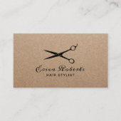 Rustic Kraft (Rustikale Kraft) Visitenkarte (Vorderseite)