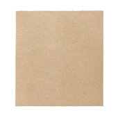 Rustic Kraft Simple Stylish Boho Notizblock (Vorderseite)