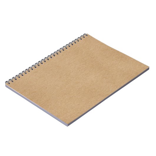 Rustic Kraft Simple Stylish Boho Notizblock (Linke Seite)