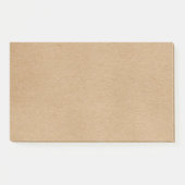 Rustic Kraft Simple Stylish Boho Post-it Klebezettel (Vorderseite)