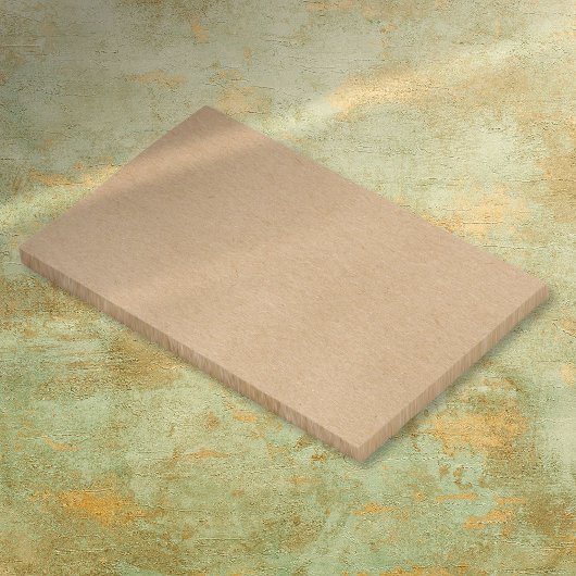 Rustic Kraft Simple Stylish Boho Post-it Klebezettel
