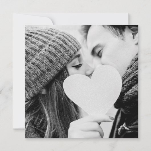 Rustic Kraft String Light Mason Jar Wedding Foto Einladung (Rückseite)