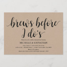 Rustic Kraft Wedding Probe Dinner lädt ein