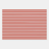 Rustic Kraft Winter Weihnachtsbaum und Schnee Geschenkpapier Set (Vorderseite 2)