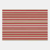 Rustic Kraft Winter Weihnachtsbaum und Schneewrapp Geschenkpapier Set (Vorderseite 2)