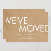 Rustic Kraft Wir haben eine neue Ankündigung (Vorne/Hinten)