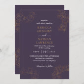 Rustic Lace Hochzeit Einladungen (Vorne/Hinten)