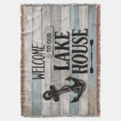 Rustic Lake House Anchor Nautical Coastal Decke (Vorderseite Vertikal)