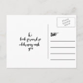 ©Rustic Lake Reflections Lakeside Save the Date Ankündigungspostkarte (Rückseite)