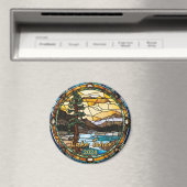 Rustic Lake Tahoe California Magnet (In Situ (Geschirrspüler))