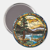 Rustic Lake Tahoe California Magnet (Vorderseite/Rückseite)