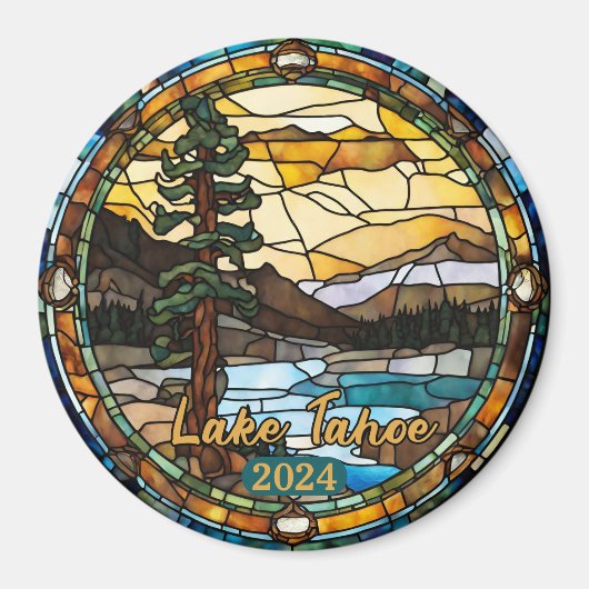 Rustic Lake Tahoe California Magnet (Vorne)