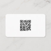 Rustic Lamb Schaf Farm LOGO QR Code Visitenkarte (Rückseite)