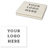 Rustic Large Your Custom Logo Business Hobby  Gummistempel (Stempel)
