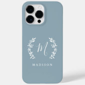 Rustic Laurel Script Monogramm Name Hülle-Case-Mat Case-Mate iPhone Hülle (Rückseite)