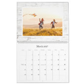 Rustic Laurel Wreath Greenery Custom 2024 Foto Kalender (Mär 2027)