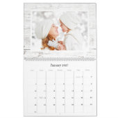 Rustic Laurel Wreath Greenery Custom 2024 Foto Kalender (Jan 2027)