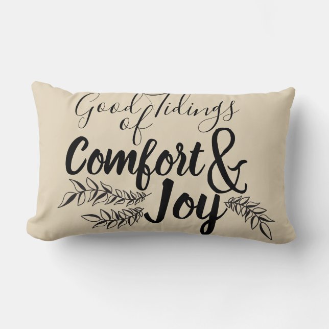 Rustic Laurels Comfort & Joy Lendenkissen (Vorderseite)