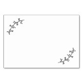 Rustic Laurels Wedding Advice und Wünsche Tischnummer (Vorderseite)