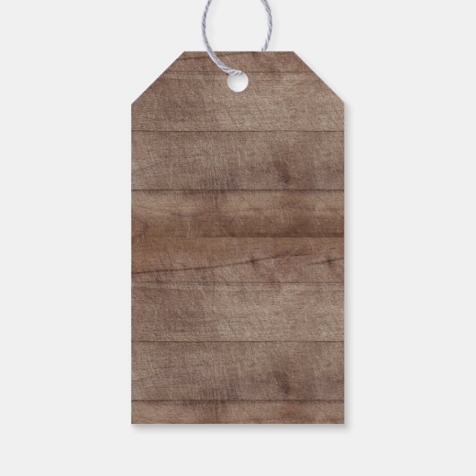 Rustic Lavender Floral Baby Dusche Gefallen Gesche Geschenkanhänger (Rückseite)