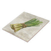 Rustic Lemon Grass Faux Ceramic Tile Fliese (Seite)