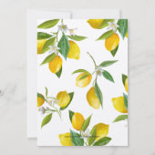 Rustic Lemon Sie fand ihren Hauptpresse, Bridal Einladung (Rückseite)