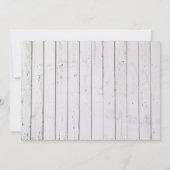 Rustic Lemons Jar & Blue Hydrangea Wedding Einladung (Rückseite)