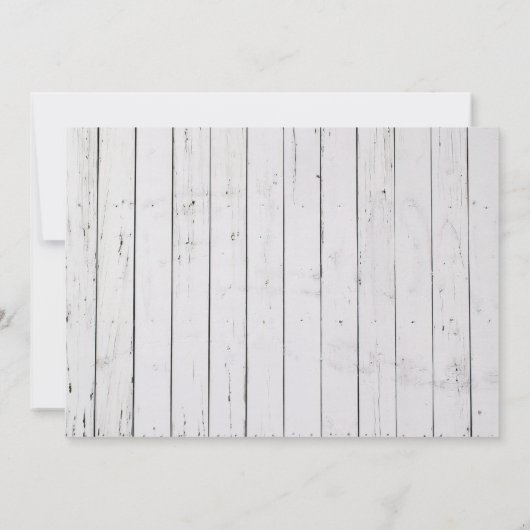 Rustic Lemons Jar & Blue Hydrangea Wedding Einladung (Rückseite)