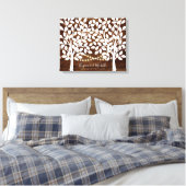 Rustic Lights Guest Book Leinwand - 100 Unterschri (Insitu (Schlafzimmer))