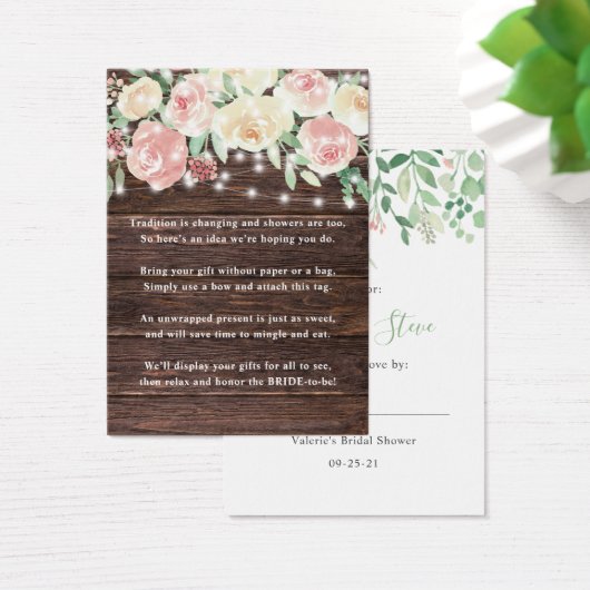 Rustic Lights No Wrap Showmarke (Schreibtisch)