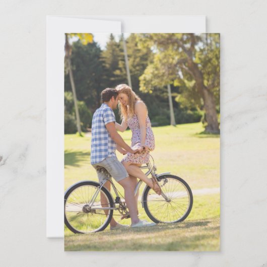 Rustic Lights Wood Foto Brautparty Einladung (Rückseite)