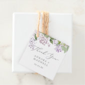 Rustic Lilac Vielen Dank Geschenkanhänger (Beispiel)