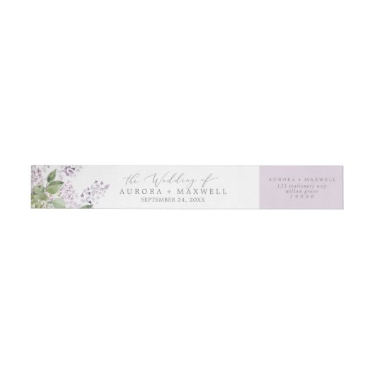 Rustic Lilac Wedding (Person)