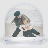 Rustic Line Drawn Christmas Botanical Arch 1-Photo Schneekugeln (Rückseite)